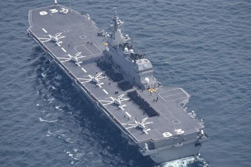 Jepang Akan Kirim Kapal Perang Terbesarnya ke Laut China Selatan