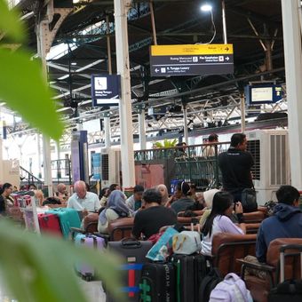 Ilustrasi Stasiun Yogyakarta.
