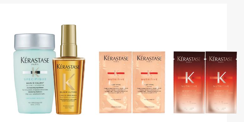 Rangkaian produk Kerastase kini bisa dibeli online.