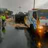 Truk Terguling di Tol Dalam Kota KM 01, Satu Orang Luka Ringan