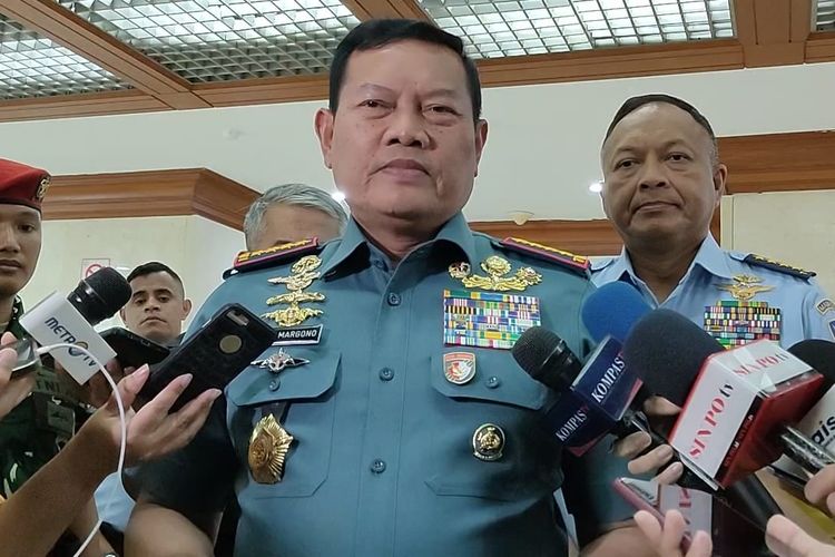 Panglima TNI Laksamana Yudo Margono ditemui di Kompleks Parlemen Senayan, Jakarta, Rabu (6/9/2023).