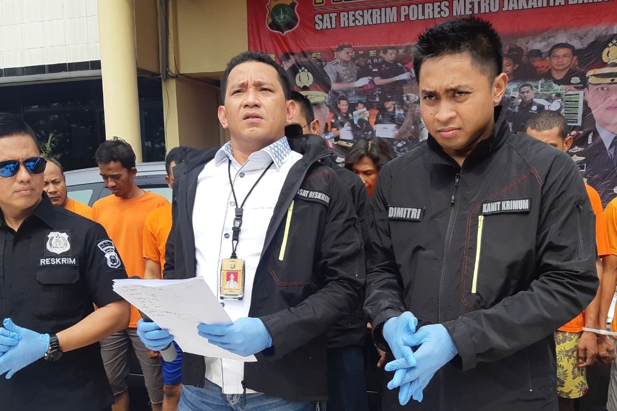 Kasatreskrim Polres Jakarta Barat AKBP Edy Sitepu di Polres Jakarta Barat, Senin (28/10/2019)