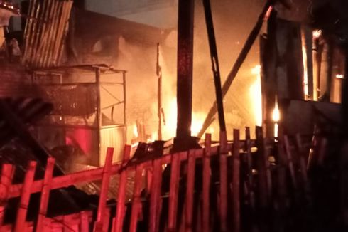 Warung Sate di Kota Malang Terbakar, Diduga akibat Korsleting