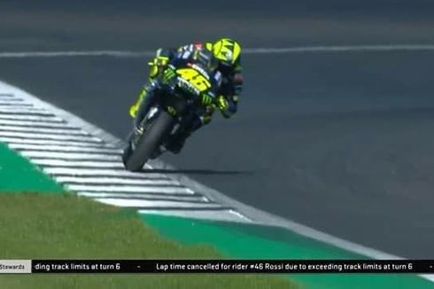 Drama MotoGP Inggris, Catatan Waktu Rossi Urung Dibatalkan