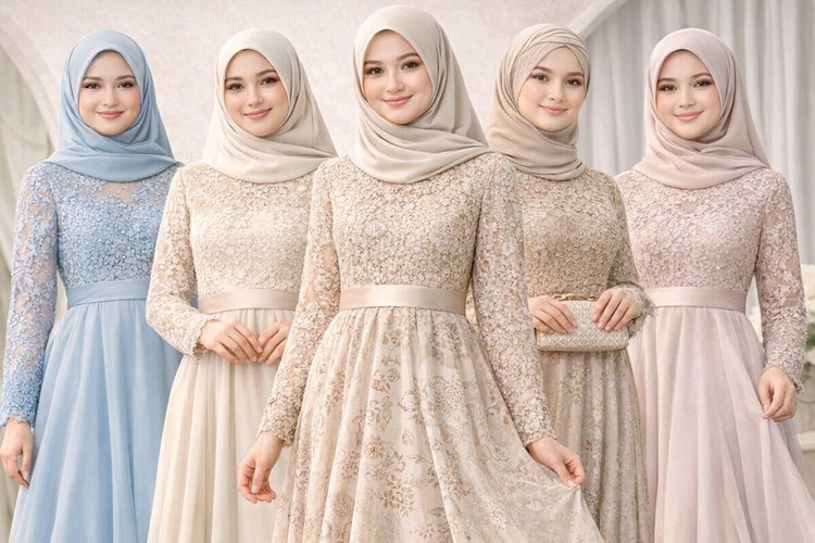 Model Gamis Terbaru 2026 untuk Lebaran.