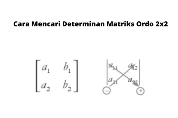 Cara Mencari Determinan Matriks Ordo 2x2