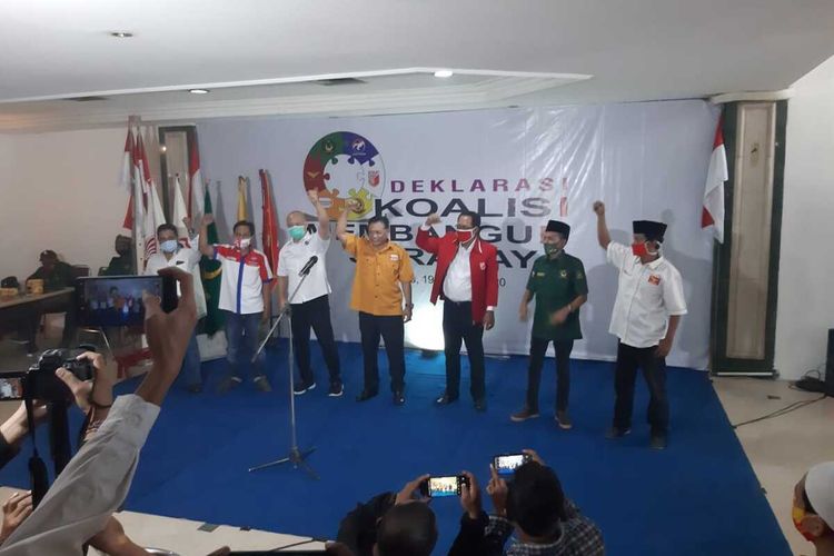 6 partai non parlemen deklarasi membentuk koalisi jelang Pilkada Surabaya 2020, Rabu (19/8/2020).