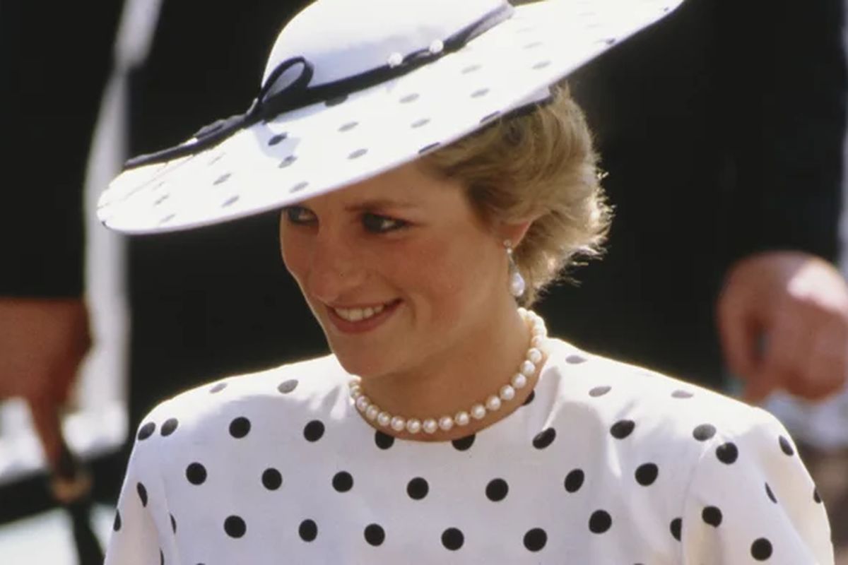 Putri Diana dalam acara Royal Ascot 1988.