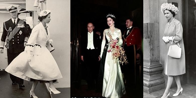 Ratu Elizabeth II memiliki selera fashion tinggi dan mampu mempengaruhi banyak wanita Inggris pada jamannya.