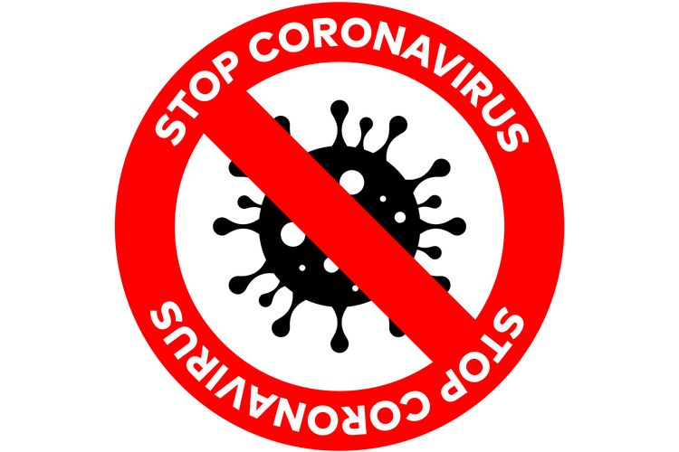 Ilustrasi virus corona