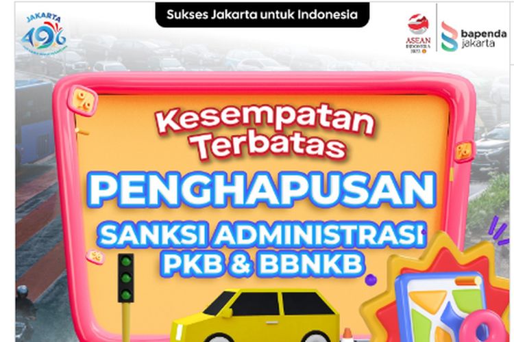 DKI Jakarta gelar program pemutihan pajak kendaraan bermotor mulai 22 Juni 2023.