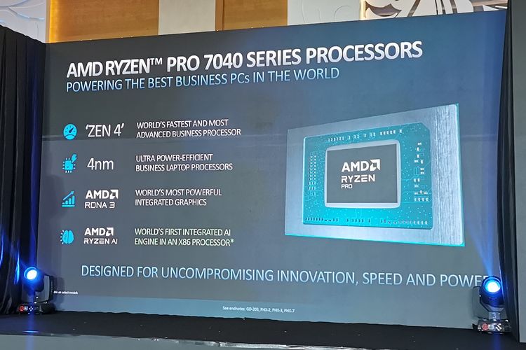 Fitur-fitur unggulan dari lini prosesor AMD Ryzen Pro 7040