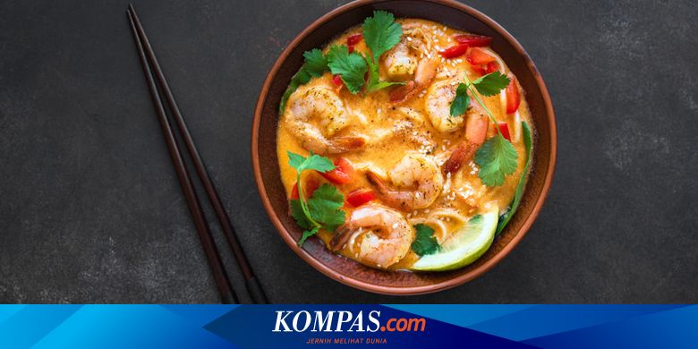 Resep Laksa Udang, Pakai Kaldu Udang Asli Halaman all - Kompas.com-image