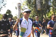 Duta Kebaikan Olahraga Sebagai Pembawa Obor Asian Games