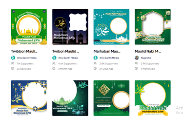 Twibbon Maulid Nabi 2022 dan cara pakainya.