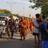 Rombongan Biksu Thudong Sampai di Semarang, Disambut Ratusan Warga