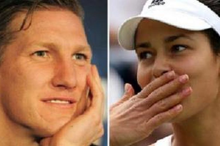 Ana Ivanovic dan Bastian Schweinsteiger