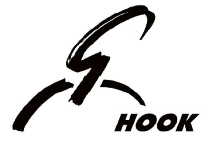 Logo agensi artis Korea Selatan Hook Entertainment.