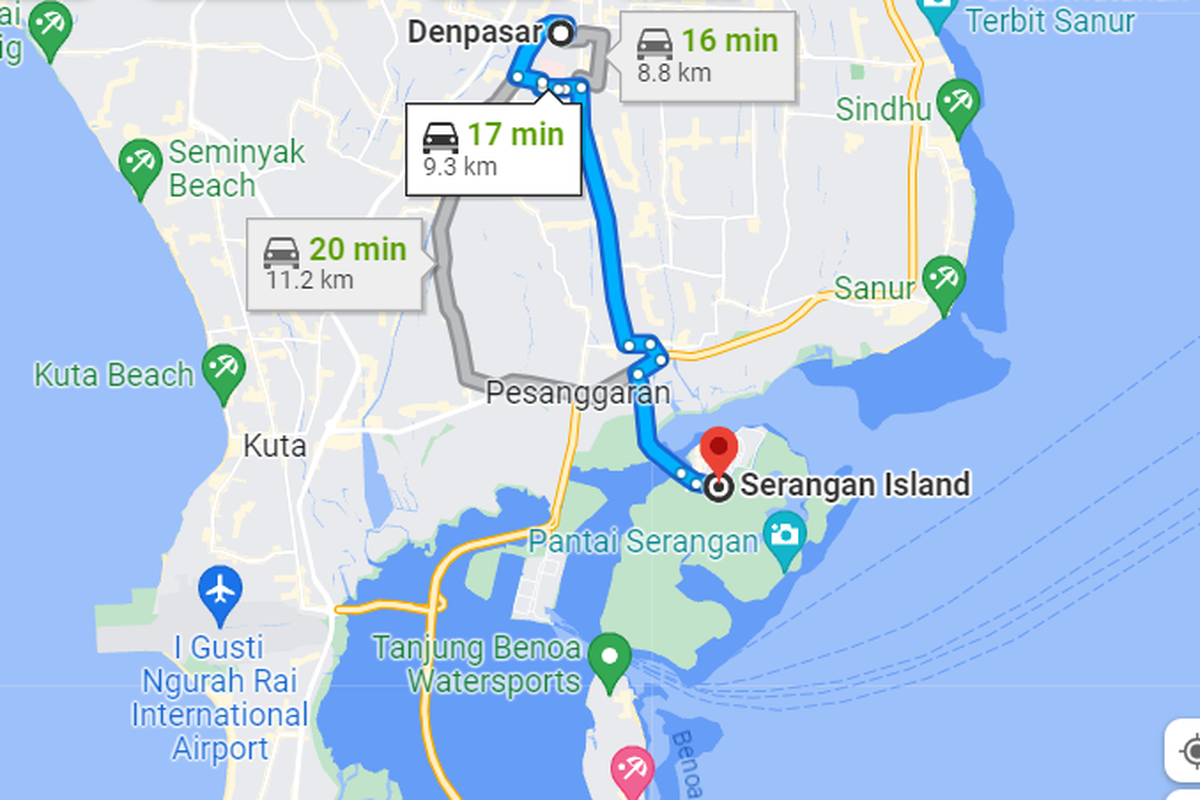 Pulau Serangan di Bali 