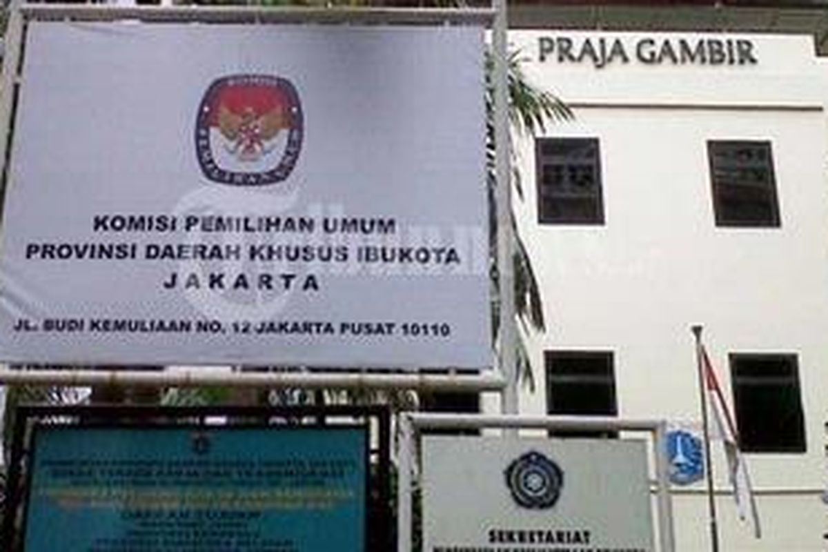 Gedung Komisi Pemilihan Umum Provinsi DKI Jakarta di Jalan Budi Kemuliaan 12, Jakarta Pusat