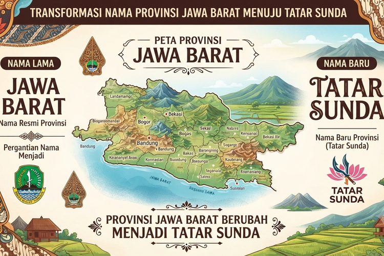 Usulan Nama Provinsi Jawa Barat Diubah Jadi Tatar Sunda Belum Terdengar Pusat dan DPR