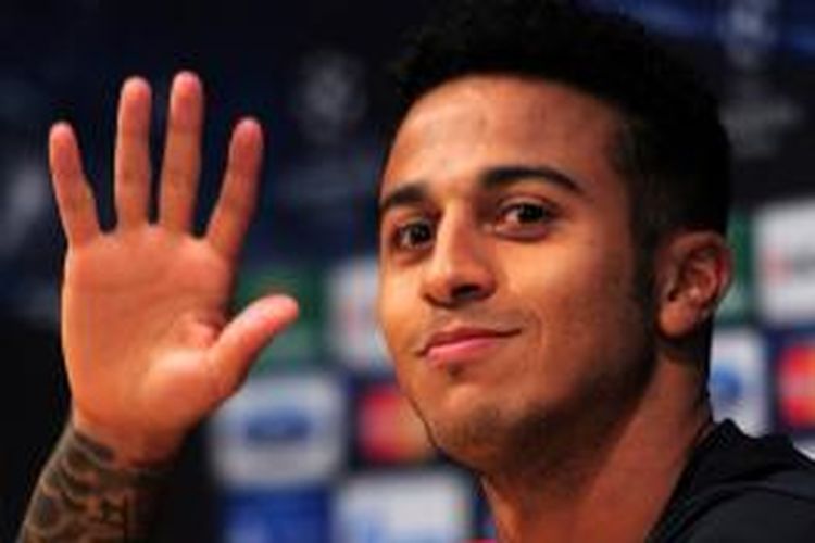 Thiago Alcantara. Gambar diambil pada 18 September 2012. AFP/LLUIS GENE 