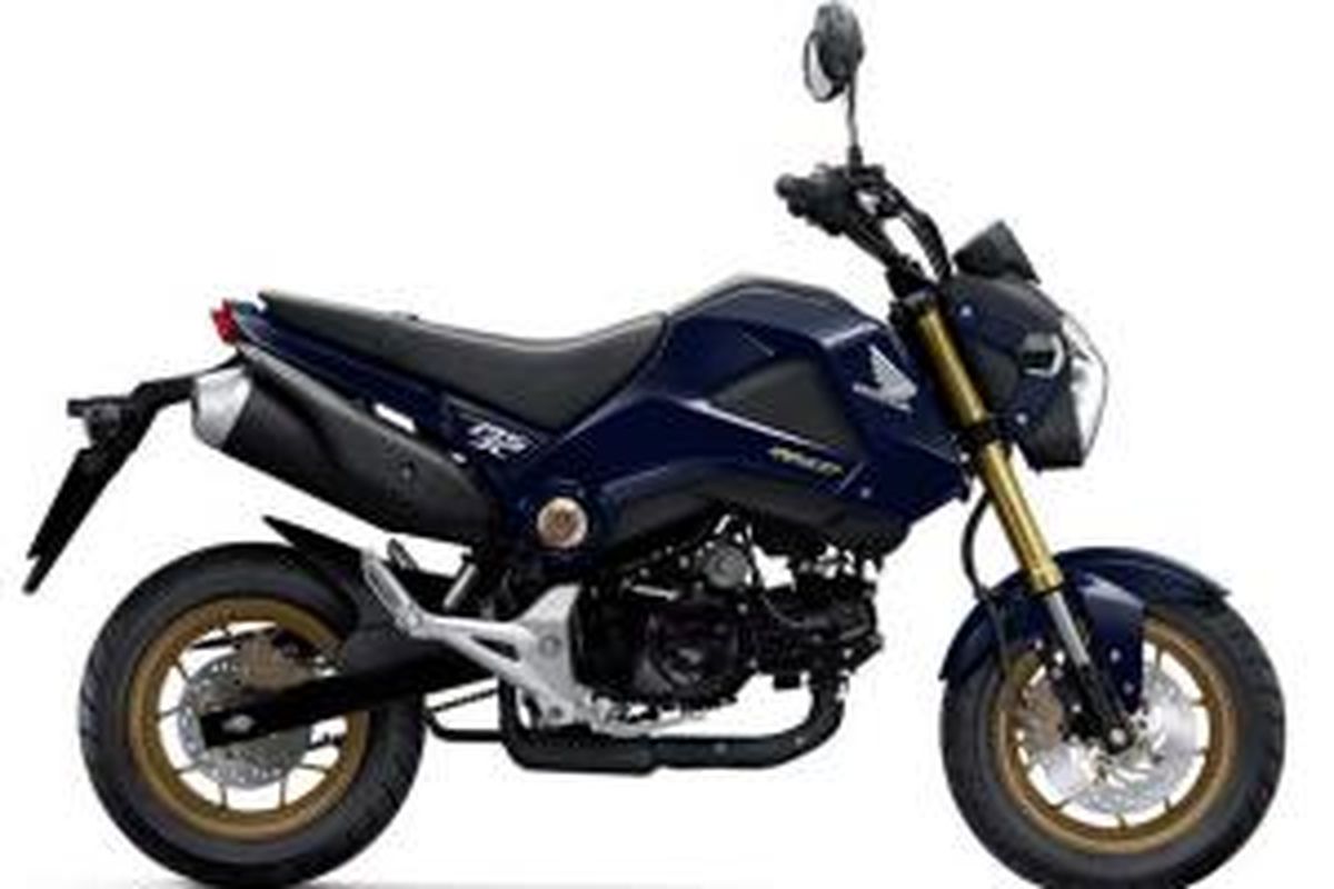 Warna baru Honda MSX125, biru tua.