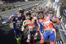 MotoGP Perancis, Selebrasi Unik Marquez Rayakan Kemenangan Ketiganya