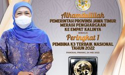 Khofifah Jadi Pembina K3 Terbaik, Jatim 4 Kali Berturut-turut Raih Penghargaan K3 Nasional 