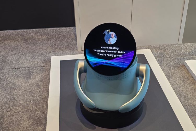 Ini adalah AI OLED Bot, robot kecil yang menggunakan layar OLED 13,4 inci sebagai wajah. Robot ini dirancang sebagai platform komunikasi antara manusia dan AI.