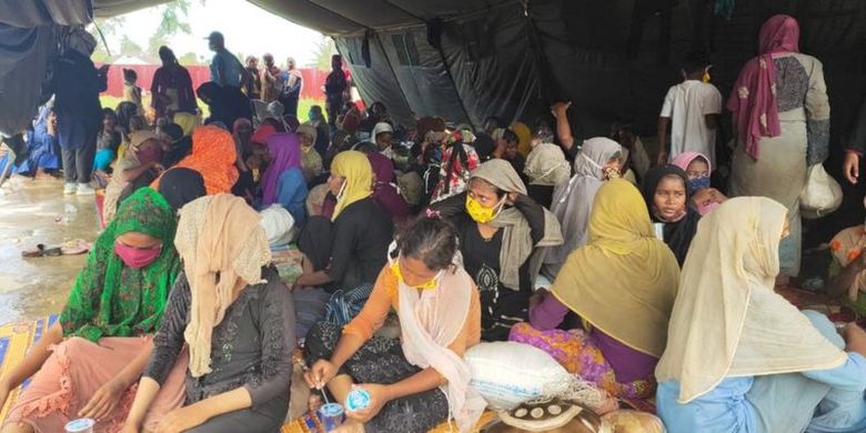 Foto Jejak Perjalanan Warga Rohingya yang Terdampar di Aceh