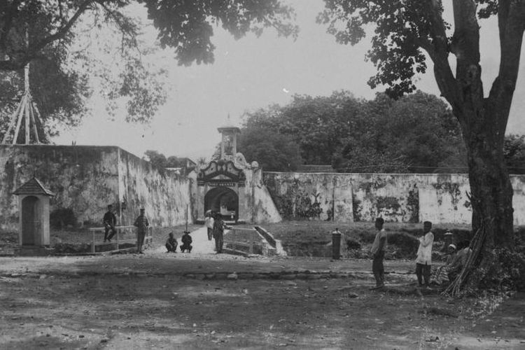 Benteng Nassau Milik Belanda di Banda Neira.