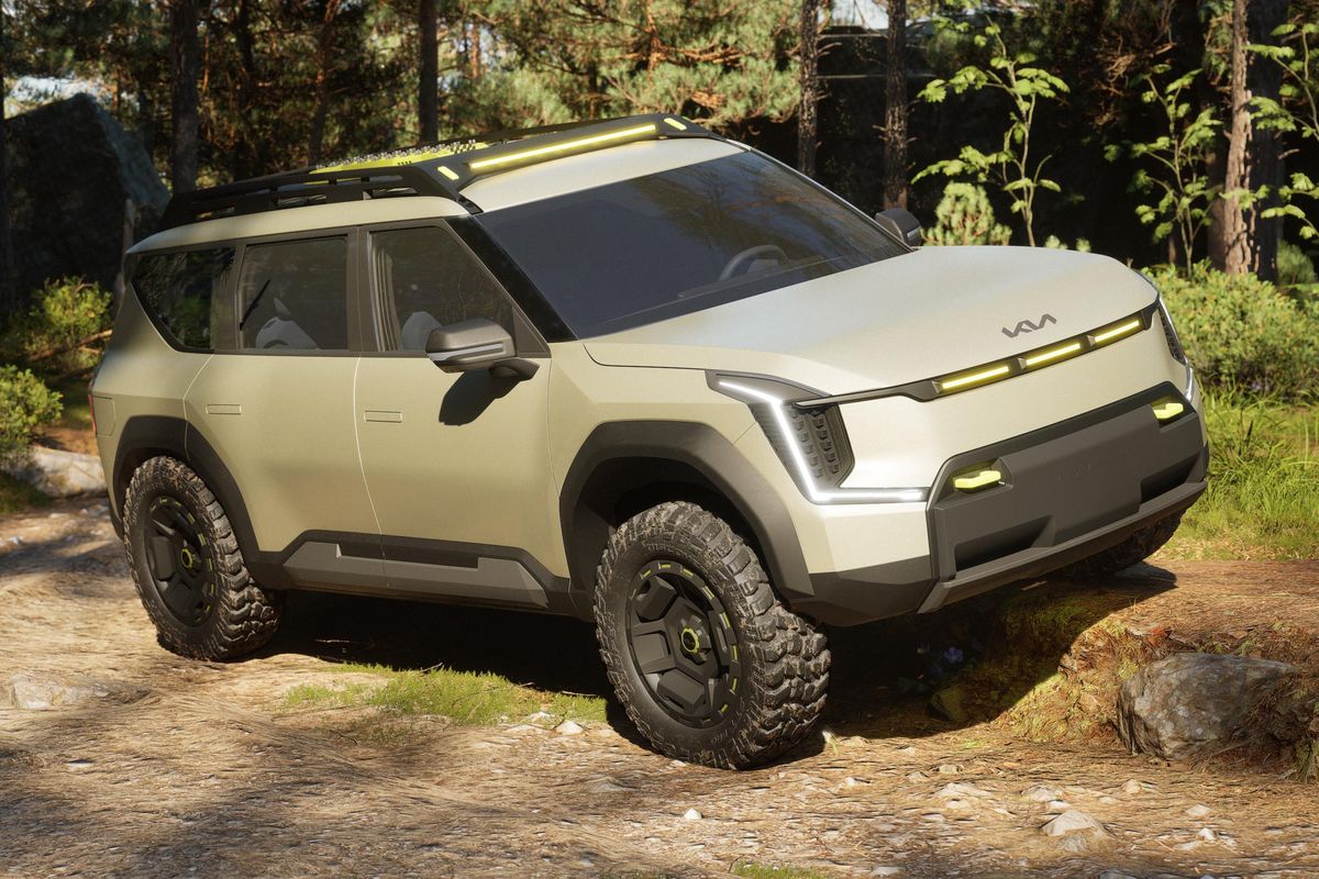 Kia EV9 ADVNTR Concept EV SUV yang dipamerkan di SEMA Show 2024