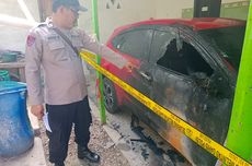 Detik-detik Mobil di Sumenep Diduga Dibakar OTK, Pemilik Rugi Rp 100 Juta