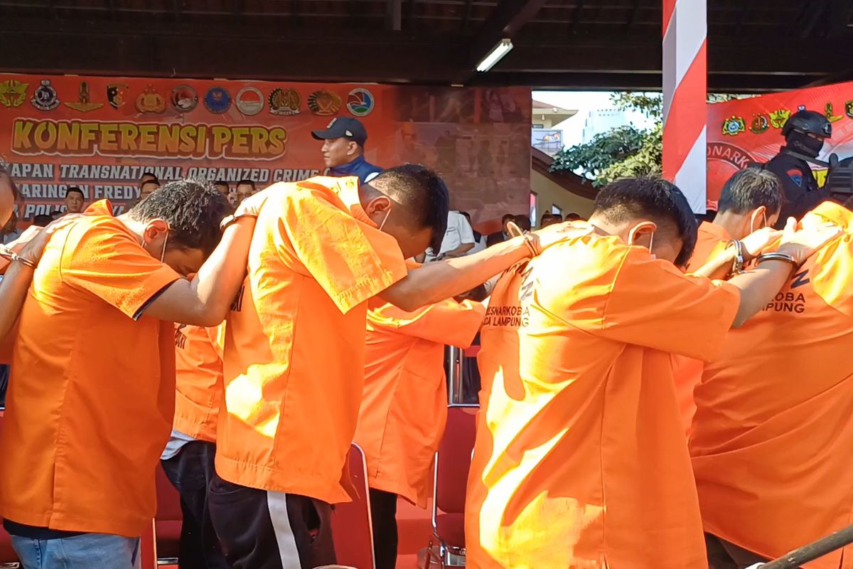 Ilustrasi tersangka ditangkap.