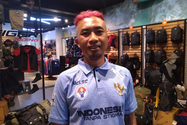 Anggota Tim Nasional Homeless World Cup (HWC) 2019, Hendra Firdiansyah.