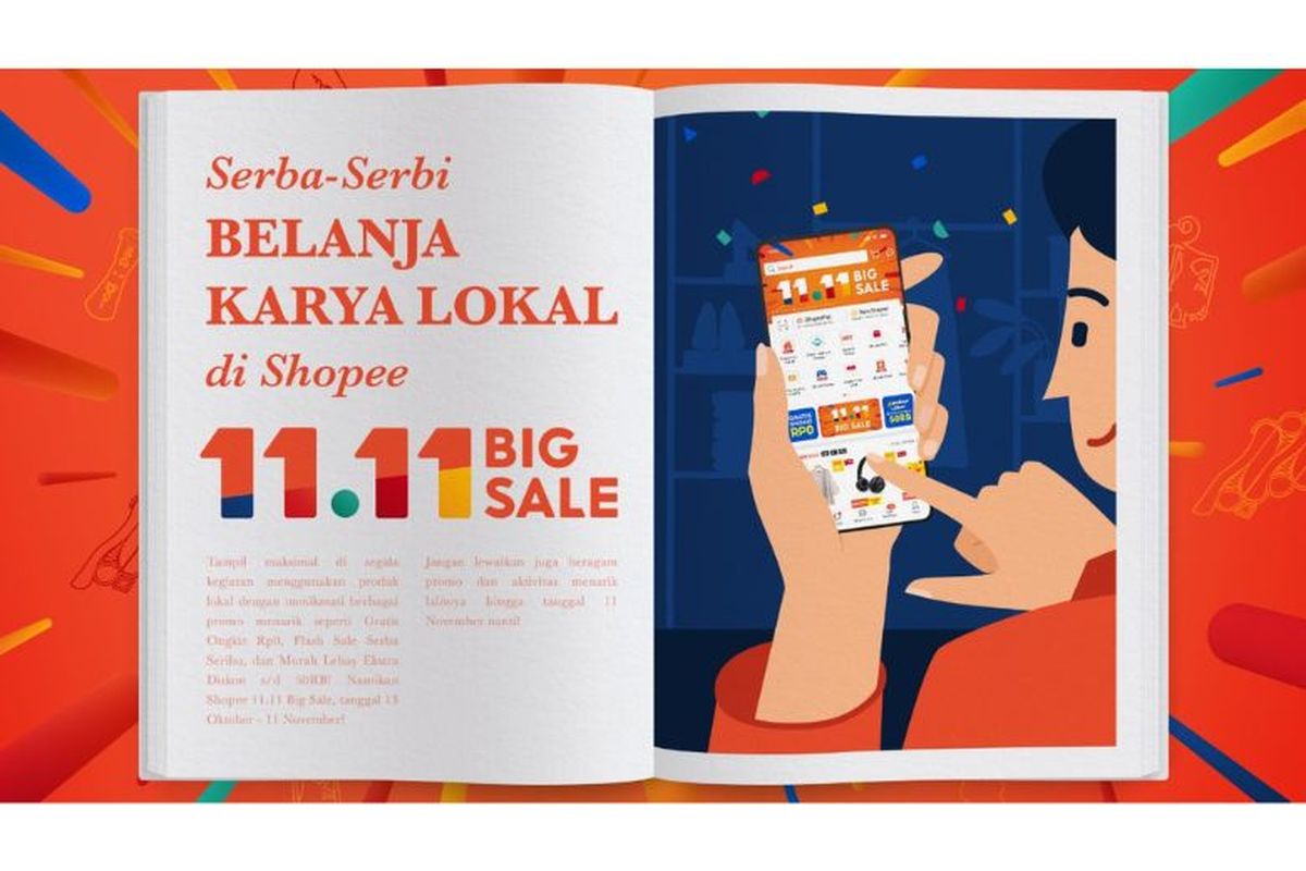 Shopee kembali mengadakan kampanye Shopee 11.11 Big Sale dengan berbagai promo menarik.