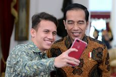 Ketika Egy Maulana Selfie dengan Presiden Jokowi...