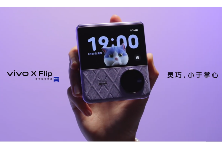 Ponsel lipat bergaya clamshell, Vivo X Flip dijadwalkan meluncur di China 20 April 2023.