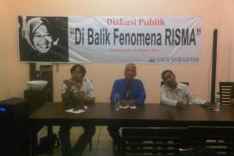 Diskusi Publik membahas fenomene Risma di Surabaya.