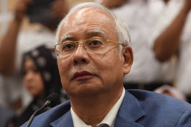 Mantan perdana menteri Malaysia, Najib Razak.