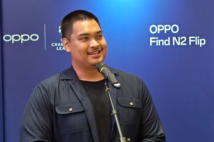 Menpora Dito Ariotedjo turut hadir dalam meet and greet bagi pengguna Oppo Find N2 Flip di Oppo Gallery. 