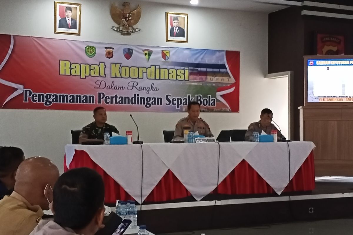 Laga perempat final Persib Bandung bakal digelar di Stadion Jalak Harupat Kabupaten Bandung, Jawa Barat. Polresta Bandung siapkan skema pengamanan