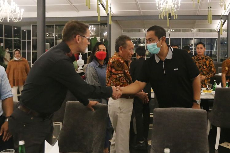 Wali Kota Semarang, Hendrar Prihadi saat bertemu dengan perwakilan dari Belanda. Rabu (8/6/2022)