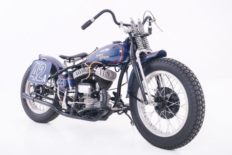 Harley-Davidson WLA lansiran 1942 hasil restorasi oleh Pitstop Motor Werk