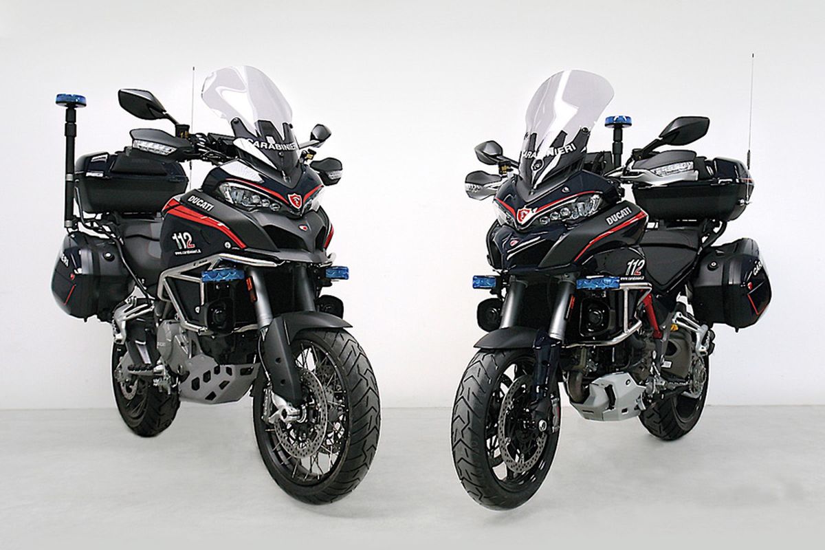 Ducati Multistrada S dan Multistrada Enduro untuk polisi militer Italia.