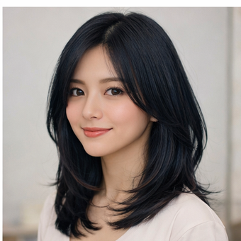 30 model rambut segi layer oval 3 tingkat hadir dengan variasi stylish, dari sebahu hingga glam, cocok tampil dengan rambut bervolume.
