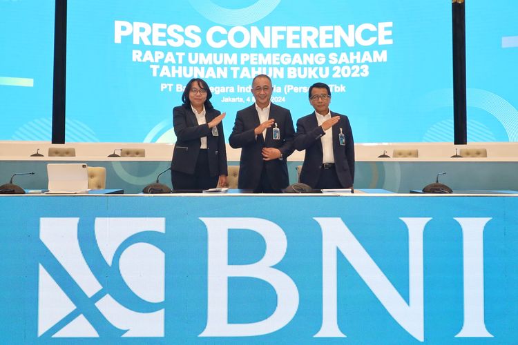 PT Bank Negara Indonesia (Persero) Tbk (BBNI) baru saja menggelar Rapat Umum Pemegang Saham (RUPS) Tahunan, pada Senin (4/3/2024). Dalam RUPS tersebut, BBNI merombak susunan komisaris dan direksi perseroan.

