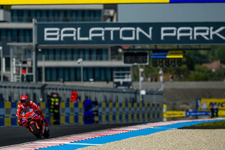 Marc Marquez saat berlaga pada MotoGP Hungaria 2025