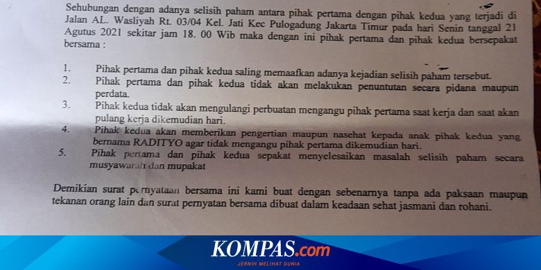 Kasus Penganiayaan ART di Pulogadung Berakhir Damai, Polisi: Korban Minta Dimediasi - Vimarsana News
